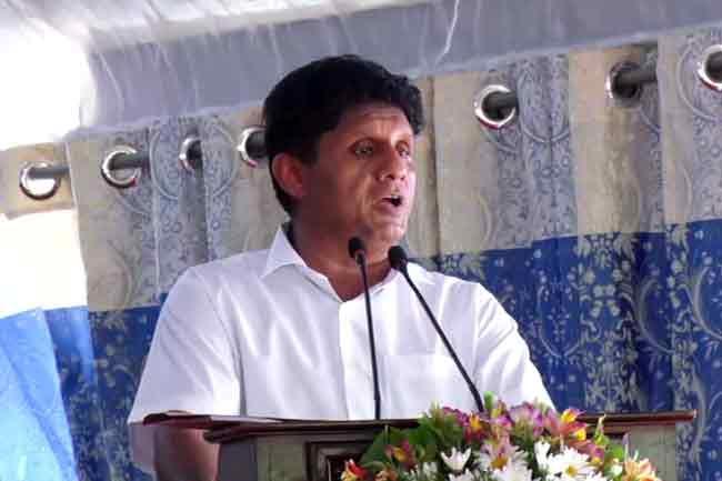 Sajith vows to throw away neo-liberalism