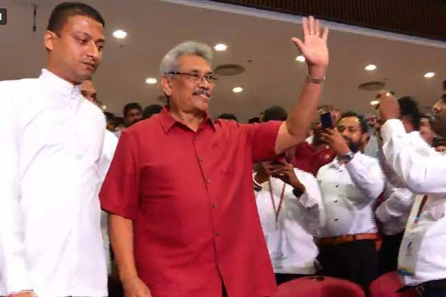 Gotabaya attends SLPP’s youth convention