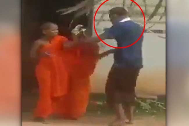 Suspect who viciously assaulted two novice monks arrested