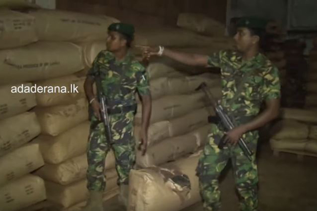 18,000kg haul of refuse tea seized at Wattala
