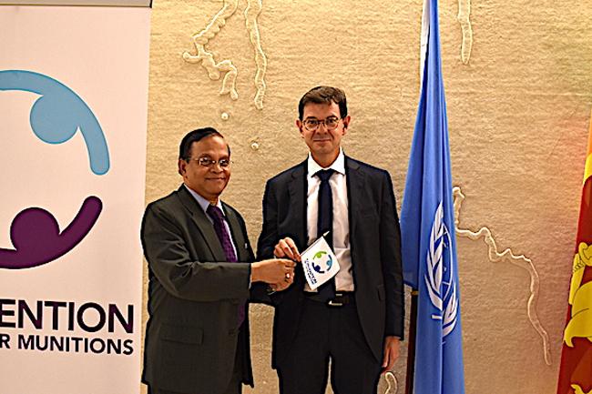 Sri Lanka praised for advancing the Cluster Munitions Convention’s objectives