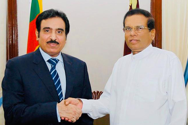 Qatar’s outgoing ambassador meets President