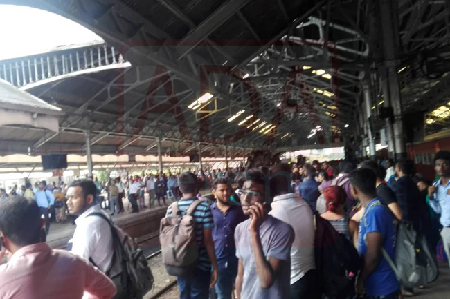 Tense situation at Fort railway station