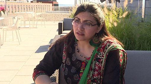 Pakistani rights activist flees to US via Sri Lanka