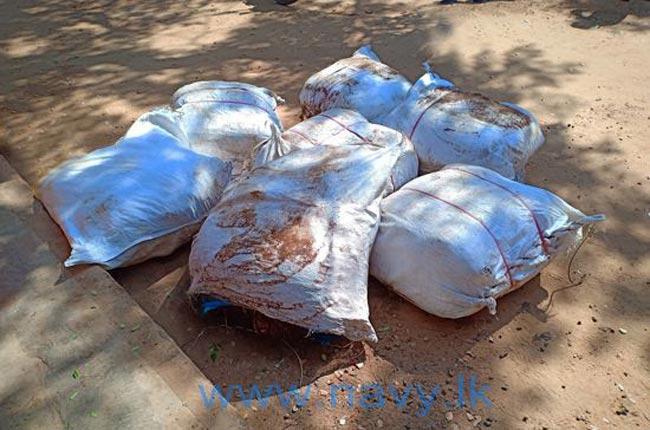 Naval operations find 470kg of Beedi leaves