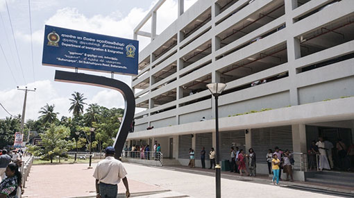 Tense situation at Dept of Immigration & Emigration