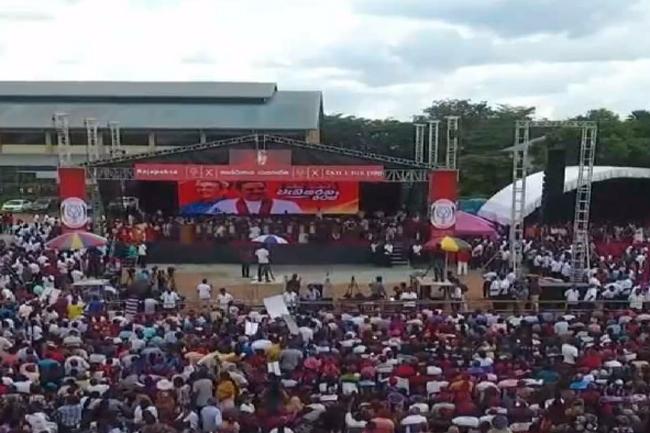 Gotabaya’s maiden rally kicks off at Anuradhapura