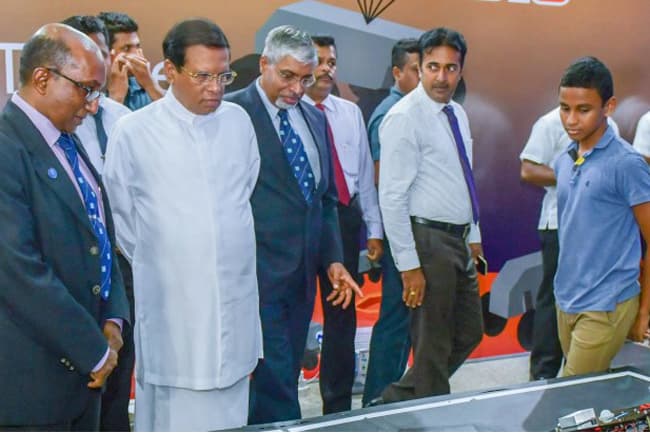 President inaugurates “techno Sri Lanka 2019”