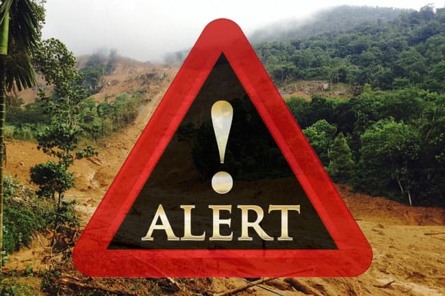 Landslide warnings issued for parts of Badulla