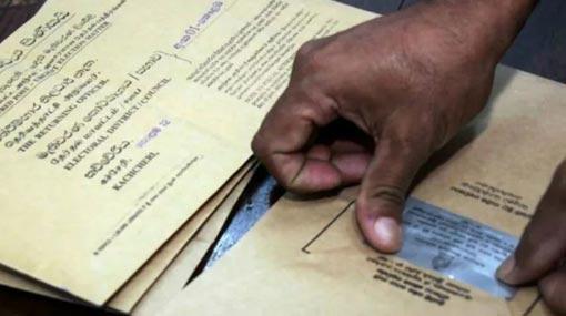 Postal voting ballot papers issued on Oct 18