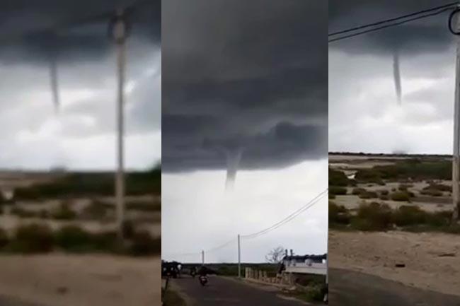 Minor tornado observed in Jaffna