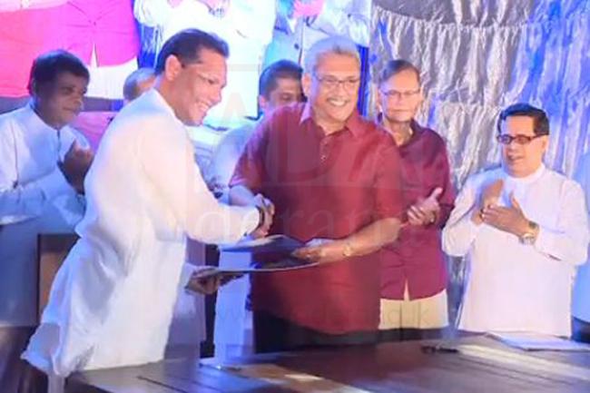 MoU between Gotabaya & SLFP inked