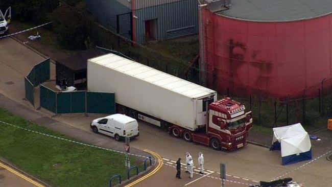 UK police launch mass murder probe after 39 bodies found in truck