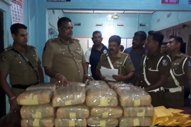 Suspect nabbed with 80kg of Kerala Cannabis