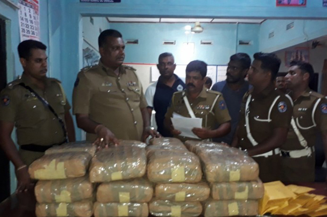 Suspect nabbed with 80kg of Kerala Cannabis