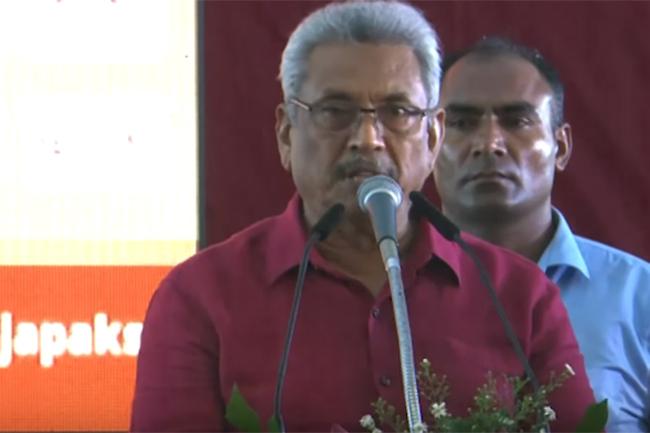 Only we can guarantee country’s security– Gotabaya