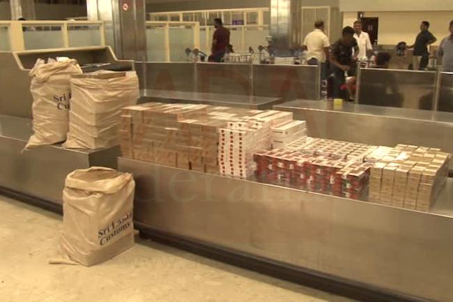Two including woman busted with foreign cigarettes worth over Rs. 4 Mn