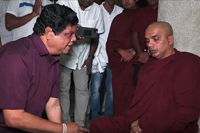 Gotabaya requests Ven. Kashyapa Thera to quit hunger strike