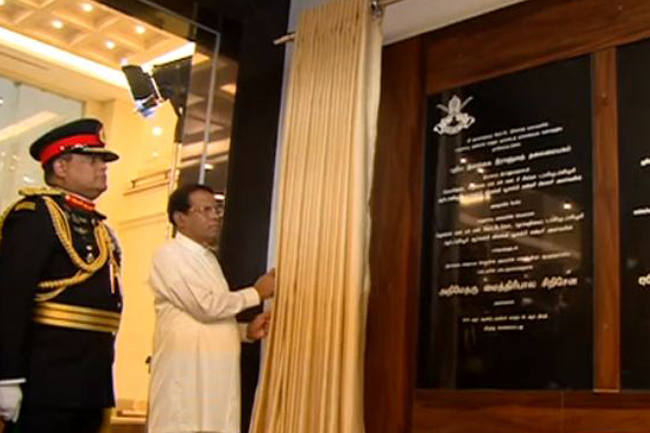 President declares open new Army Headquarters