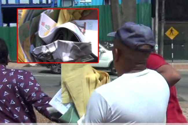 Two including Harsha’s secretary arrested with mudslinging leaflets against Gotabaya
