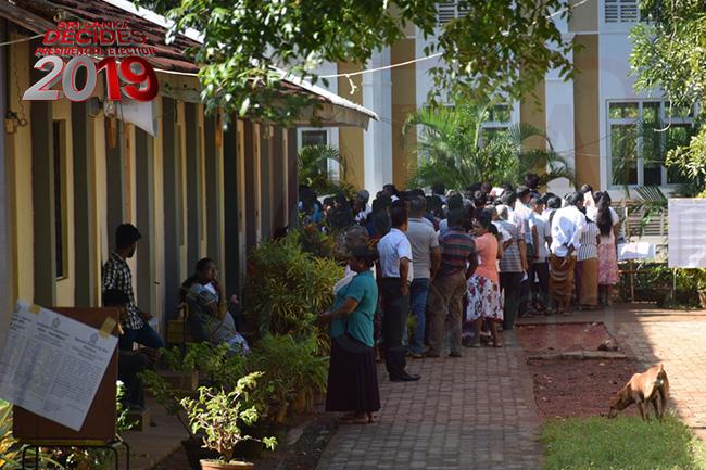 Voter turnout at close of polls