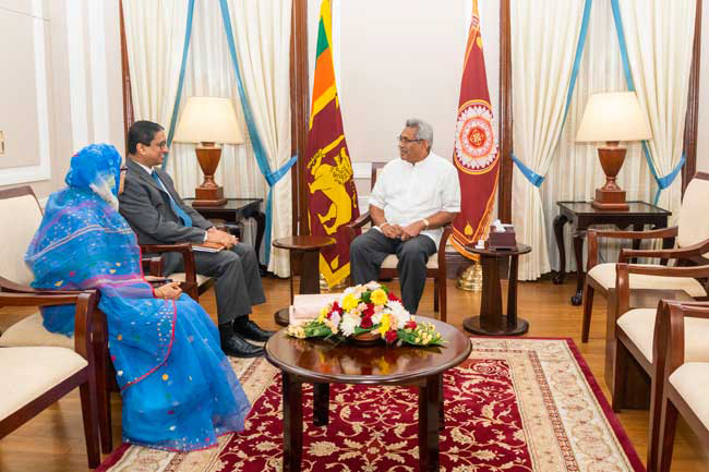 Bangladesh HC visits President Rajapaksa