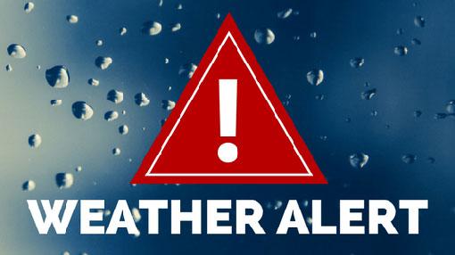 Advisory for heavy rain in several provinces