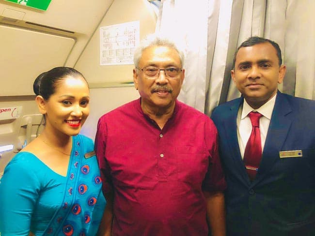 President commends SriLankan Airlines