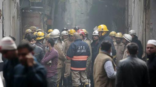 43 dead in fire at luggage manufacturing factory in Delhi