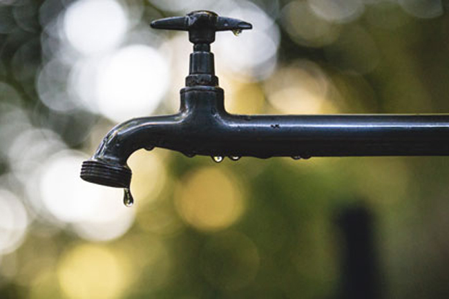 16-hour water cut for several areas