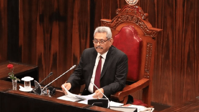 President’s full statement in Parliament