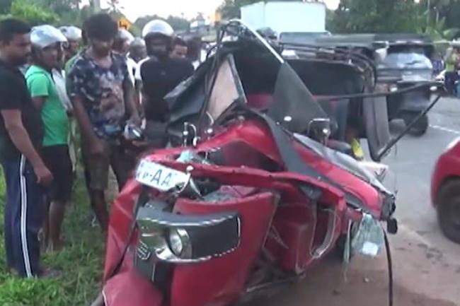 Four killed in head-on crash at Moronthuduwa