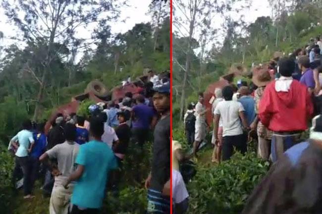 SLTB bus falls off precipice; 6 killed, many injured