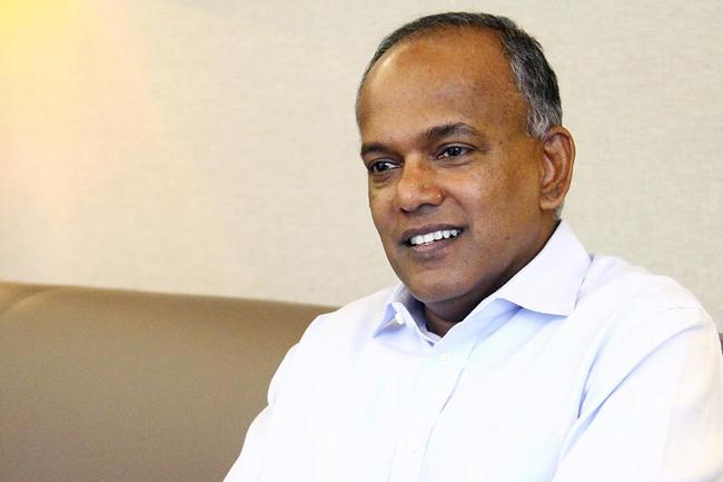 Singaporean Minister of Home Affairs & Law in Sri Lanka