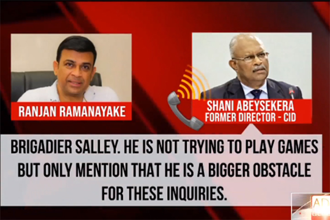 Ranjan’s controversial telephone conversation with Shani Abeysekara revealed
