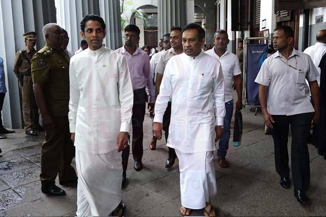 Rajitha arrives at Colombo HC