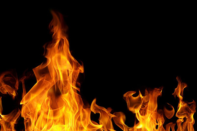 Fire at Madampitiya garbage dump