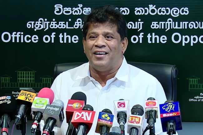 All parties agree to Sajith’s UNF leadership - Mannapperuma