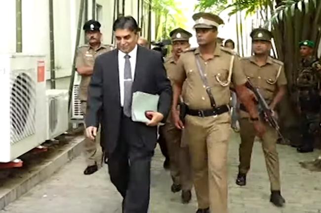 Pujith arrives at PCoI on Easter attacks