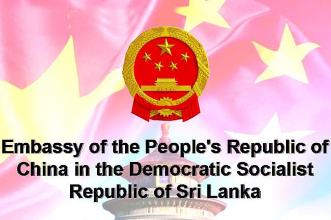 Embassy asks Chinese nationals to halt visits to Sri Lanka