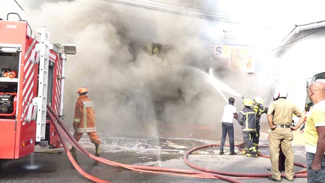 Heavy traffic on 120 bus route due to fire