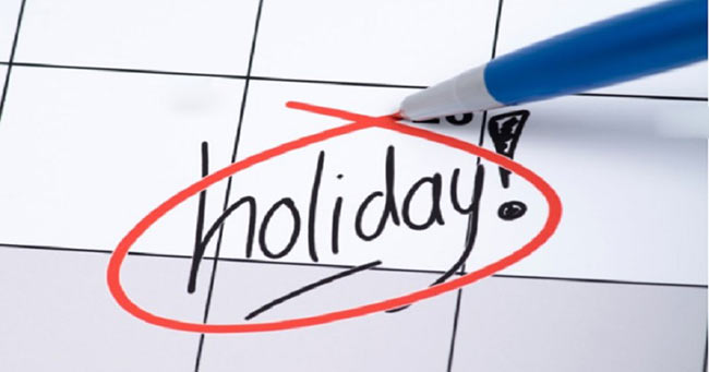 Govt. declares three-day special public holiday