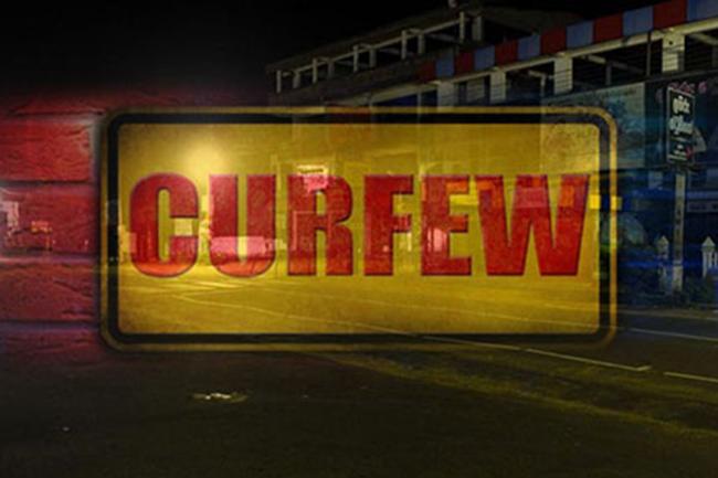 Island-wide curfew to be imposed until Monday