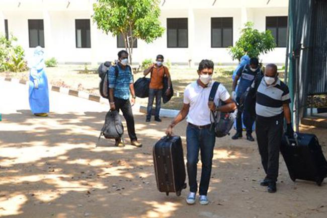 Second group proceeds home after quarantine at Boossa Naval Base