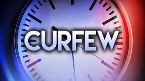 Updated announcement on curfew