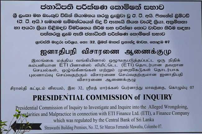 Term of Presidential Commission probing ETI malpractices extended