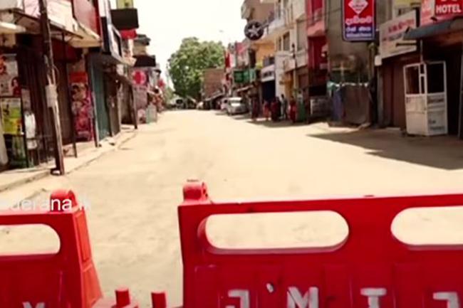 Nagalagam Street in Grandpass isolated