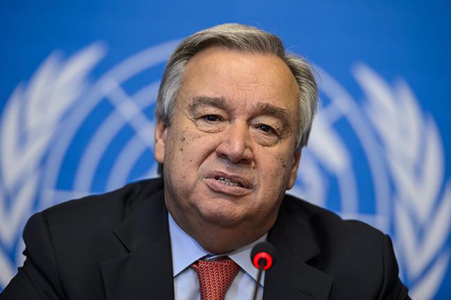 UN chief says lack of world leadership “allowed the virus to spread”
