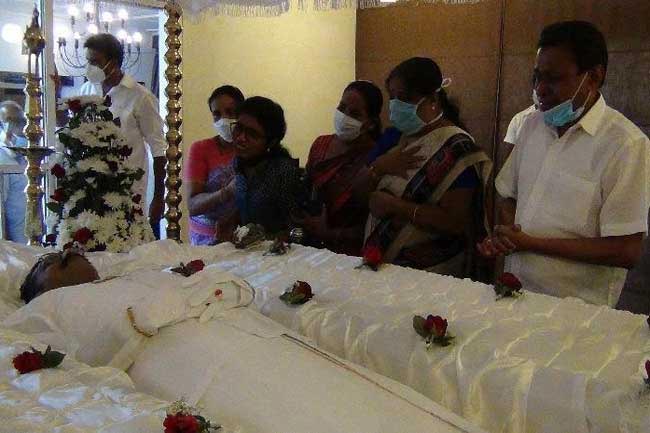 Final rites of late Minister Thondaman on May 31