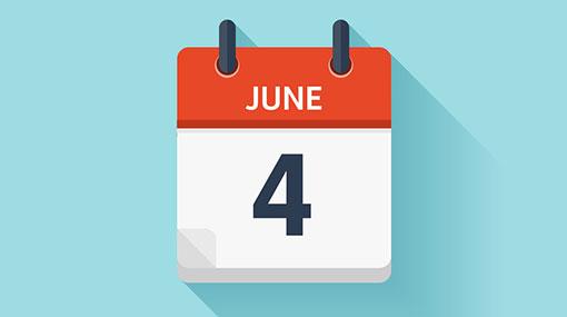 June 04 declared a holiday for govt. institutions